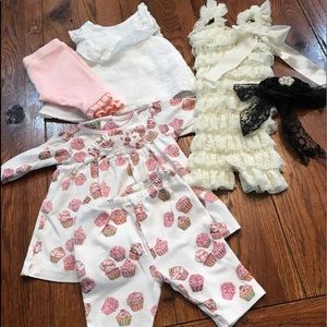 11 piece Baby Girl Clothing 0-6 Month